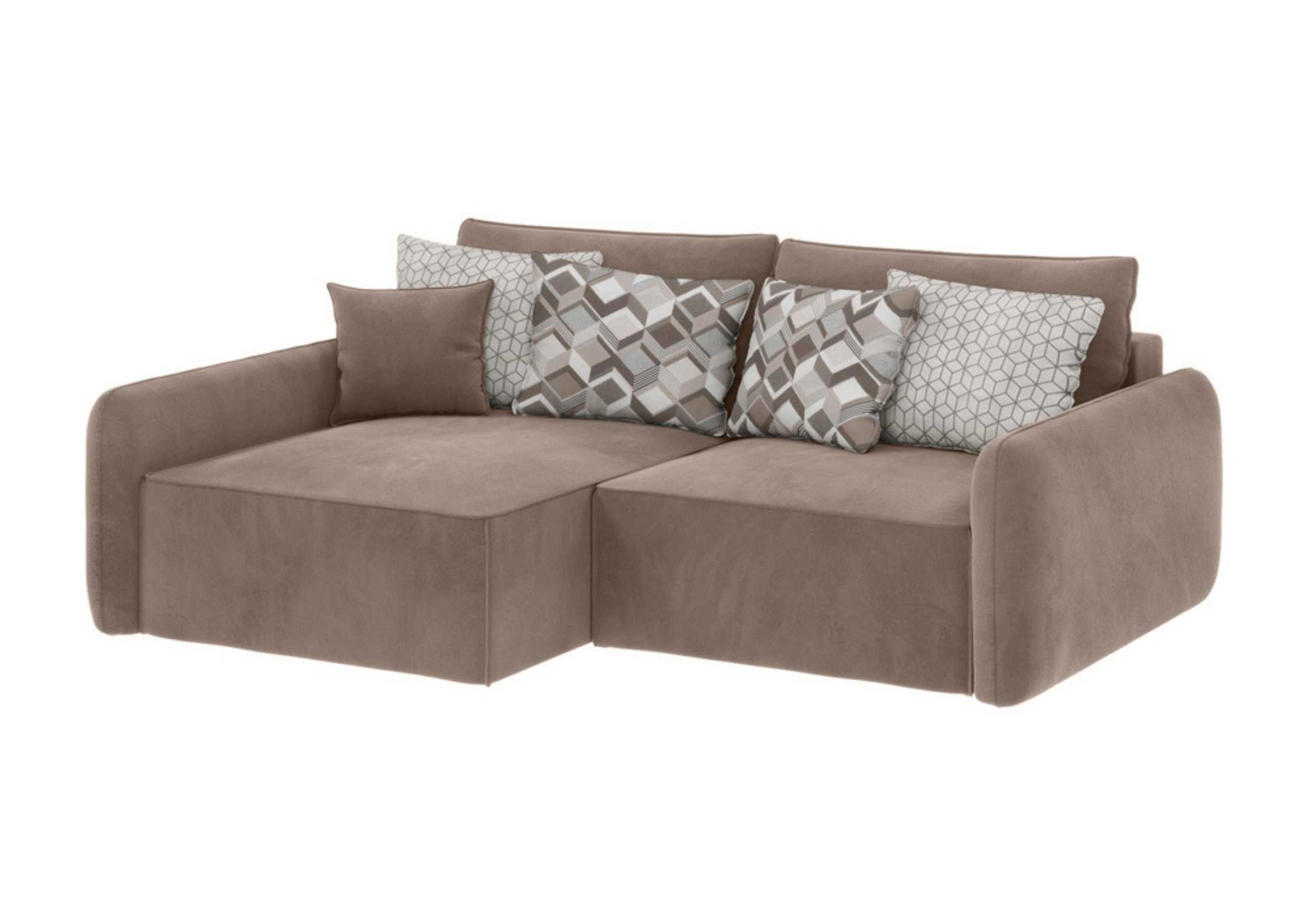 Brązowy narożnik modułowy